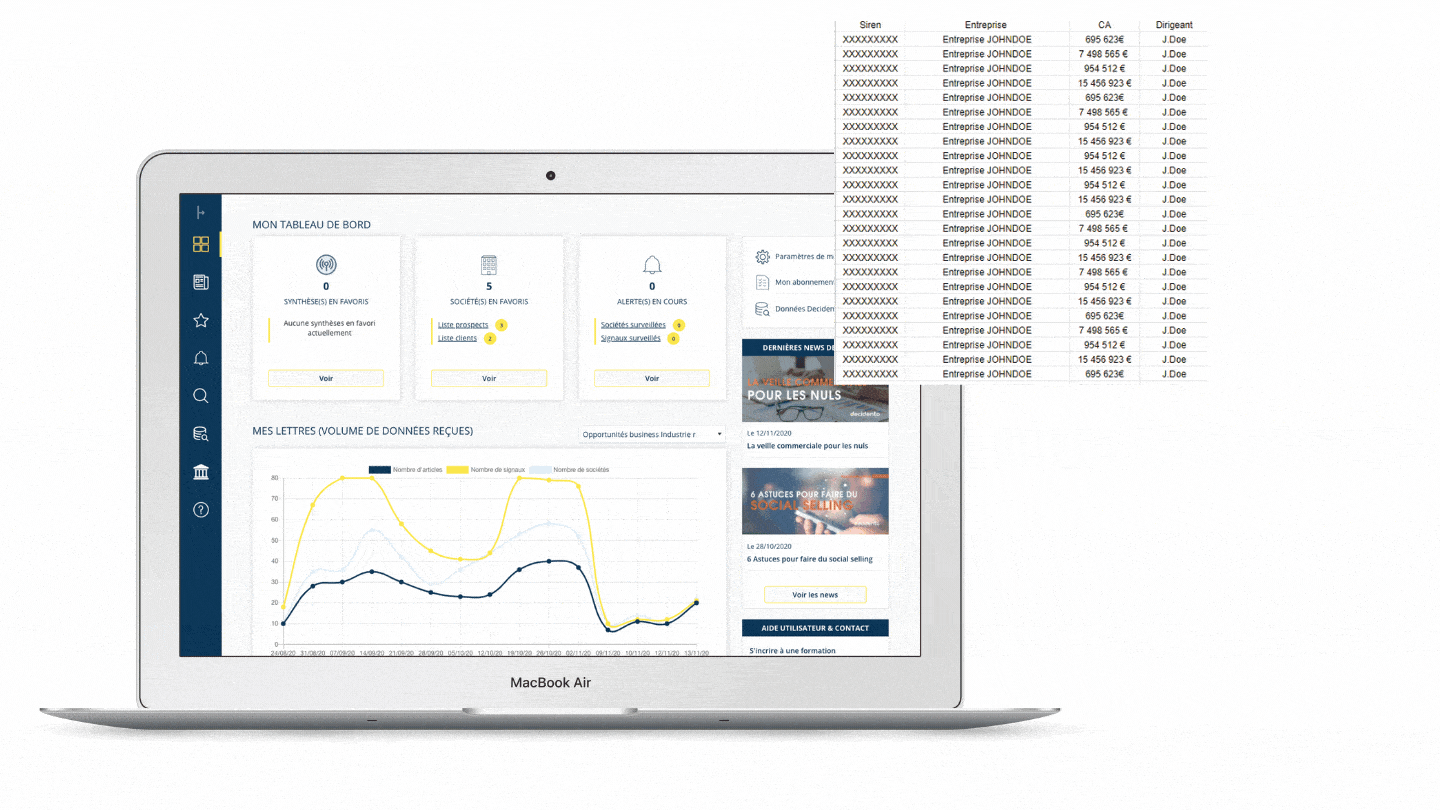 Enrichissement de données B2B