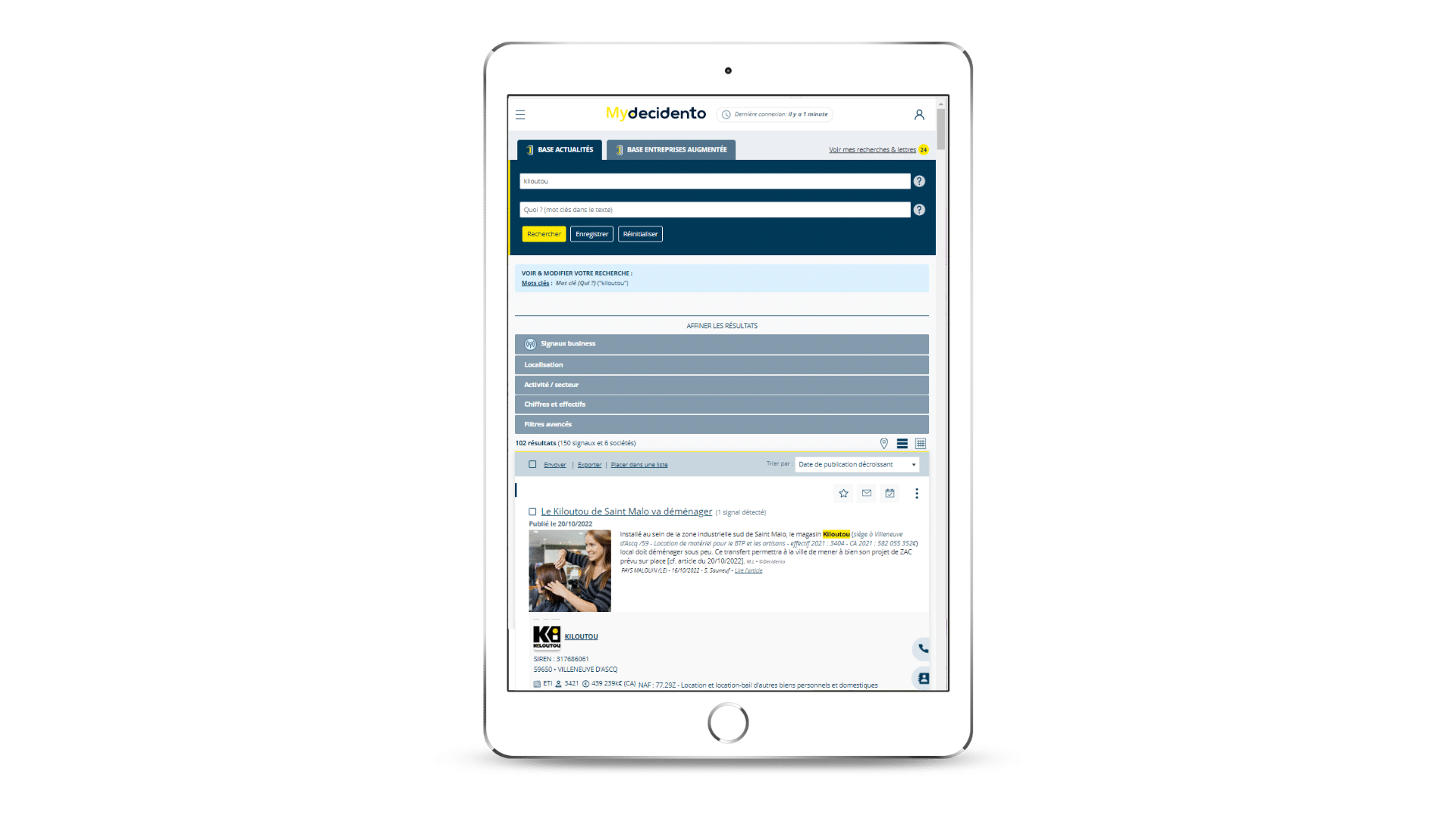 base entreprises
