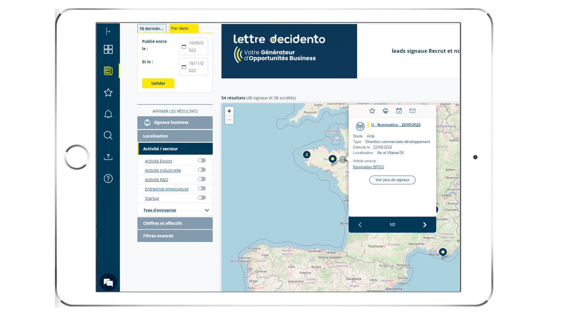 base entreprises