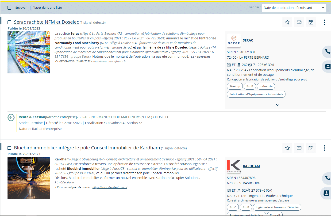 projets croissance