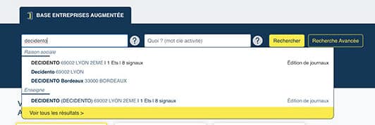 plateforme Decidento