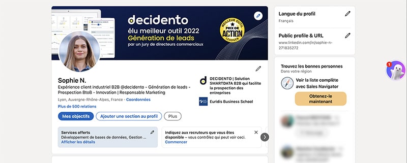 profil LinkedIn