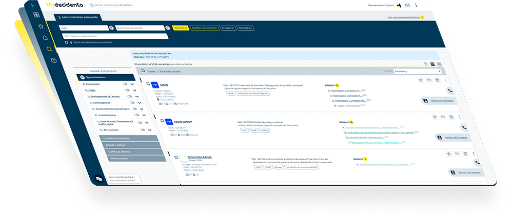 Solution smartdata B2B Decidento Solution smartdata B2B Decidento