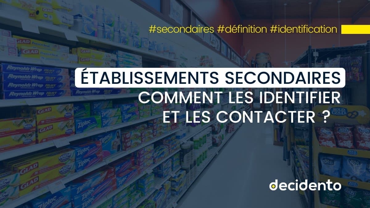 entreprises secondaires