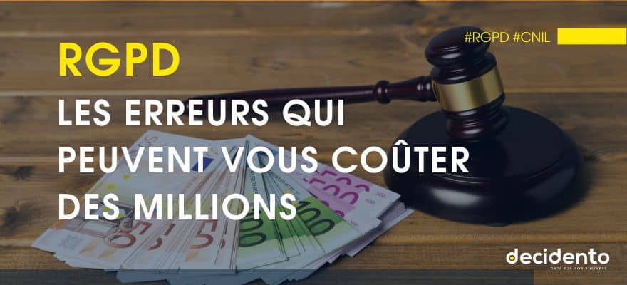 Marteau juge, billets euros, texte RGPD.
