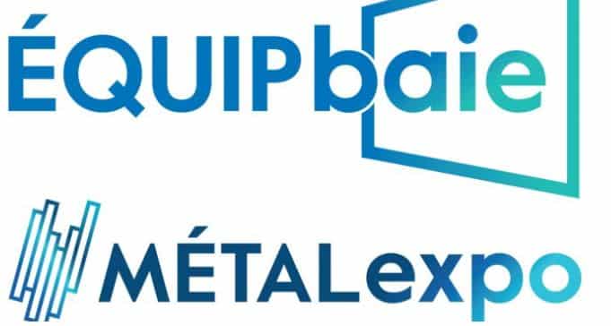 Logos EQUIPbaie et MÉTALexpo