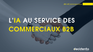Poignée main robot-humain, IA pour commerciaux B2B