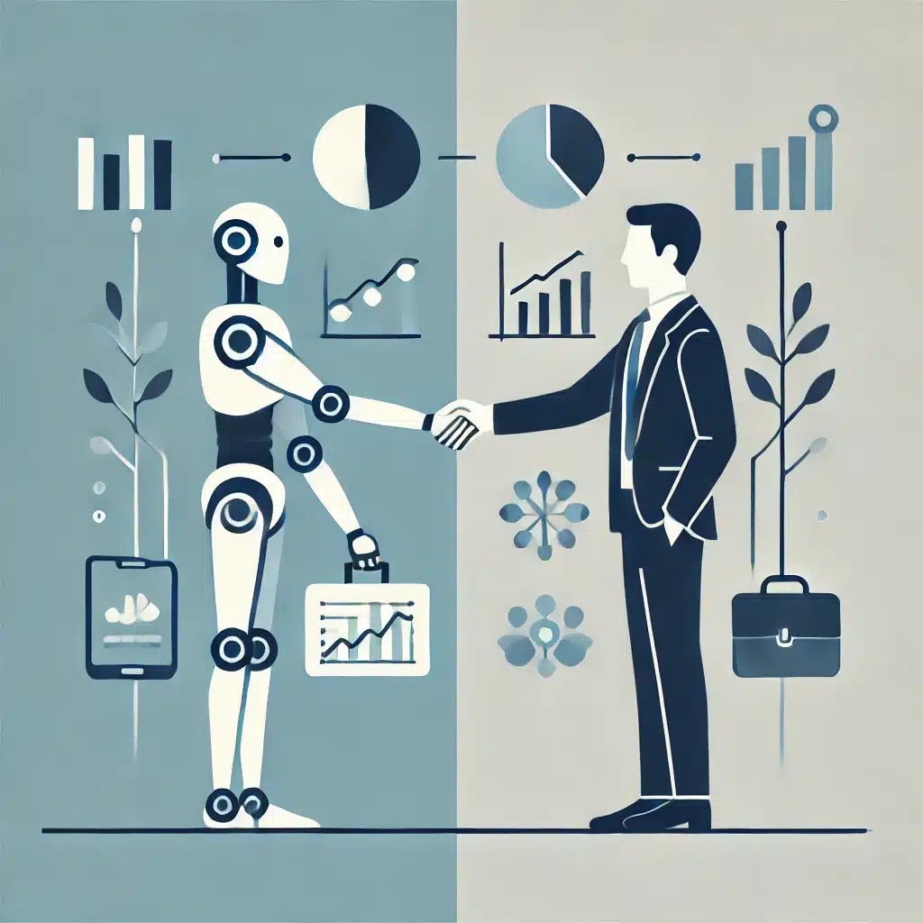 robot et humain
