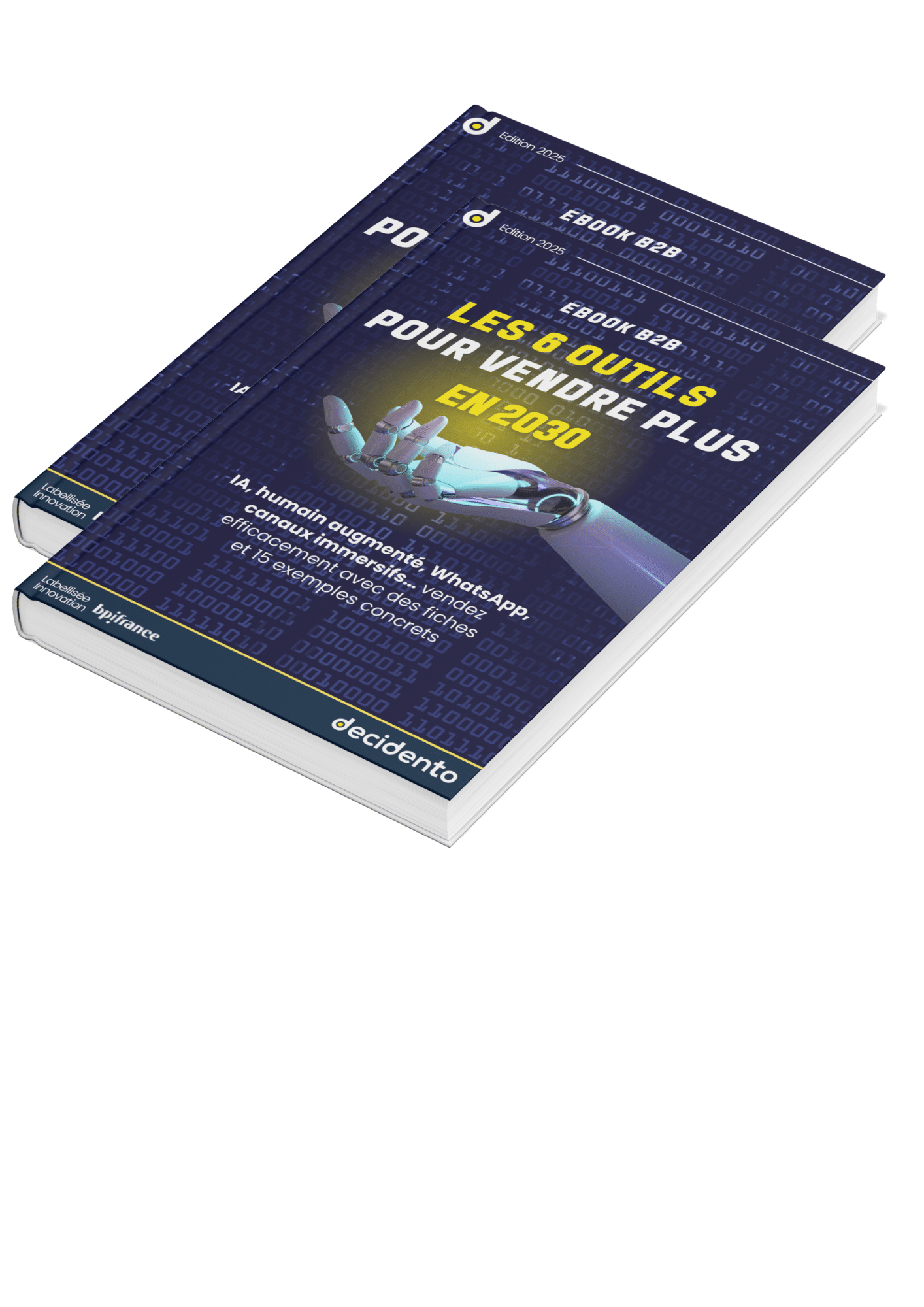 Couverture d'un ebook sur les outils de vente 2030.