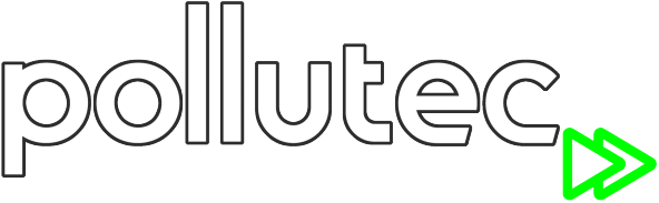 Logo Pollutec avec flèche verte