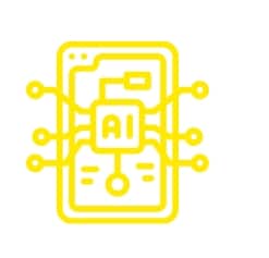 capture d’écran 10 12 2025 162450 www.canva.com Icône de smartphone avec puce AI jaune