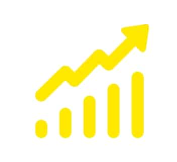 capture d’écran 27 1 2026 141534 www.canva.com Graphique de croissance jaune avec flèche ascendante