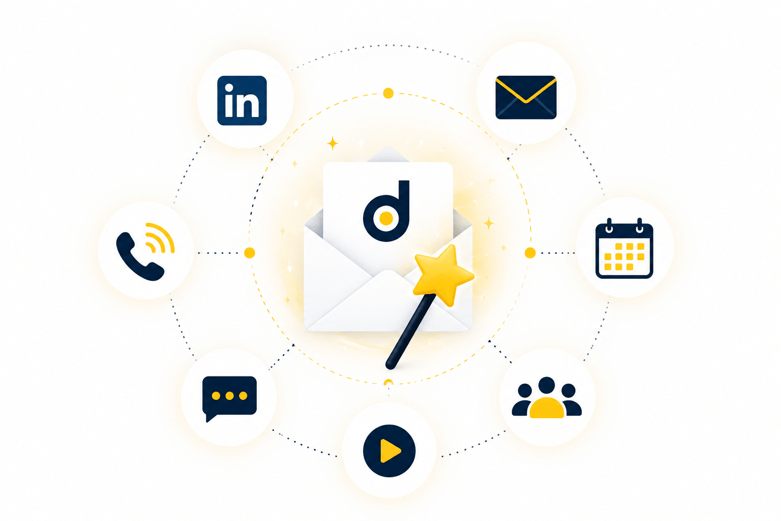 campagne avec agent decidento assistant prospection